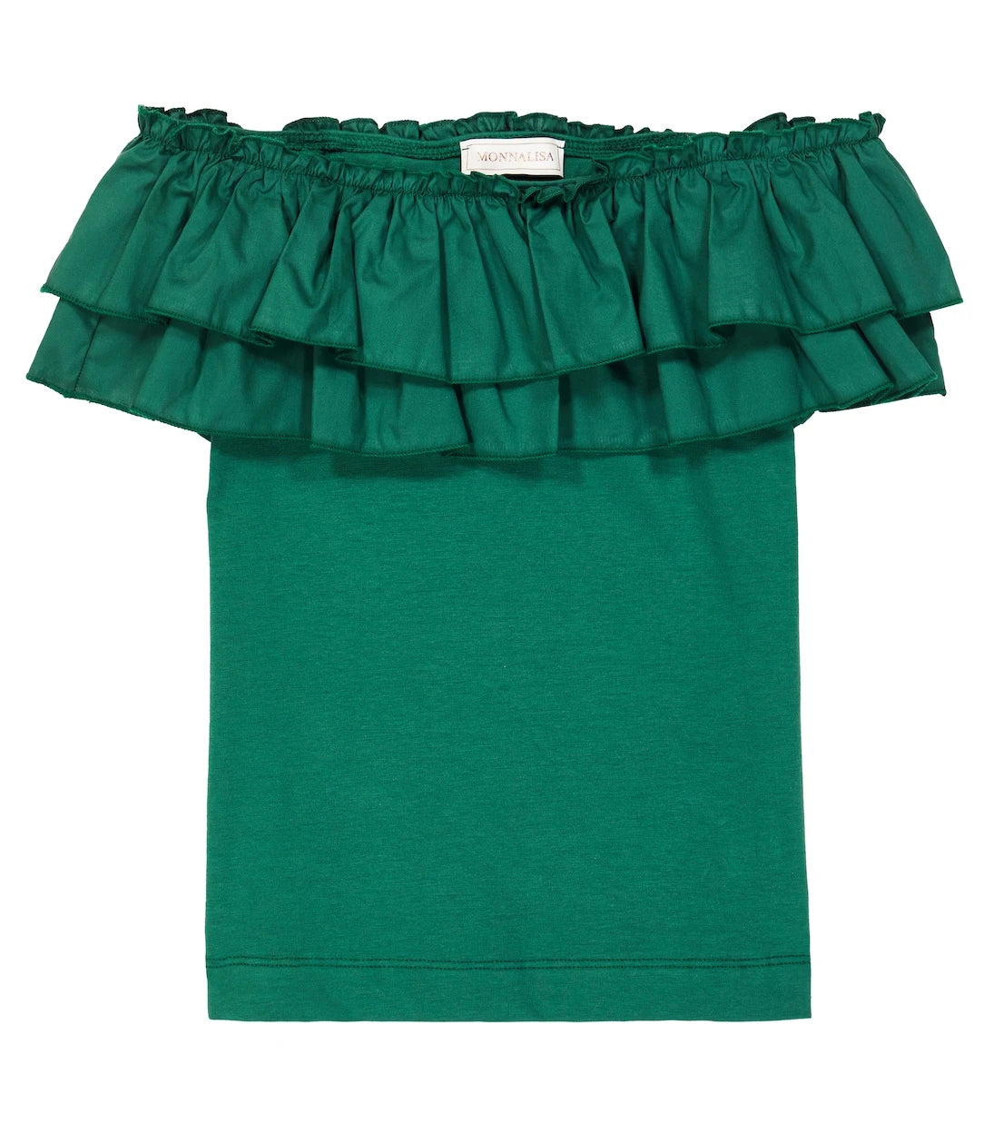 Monnalisa - Cotton-blend jersey T-shirt