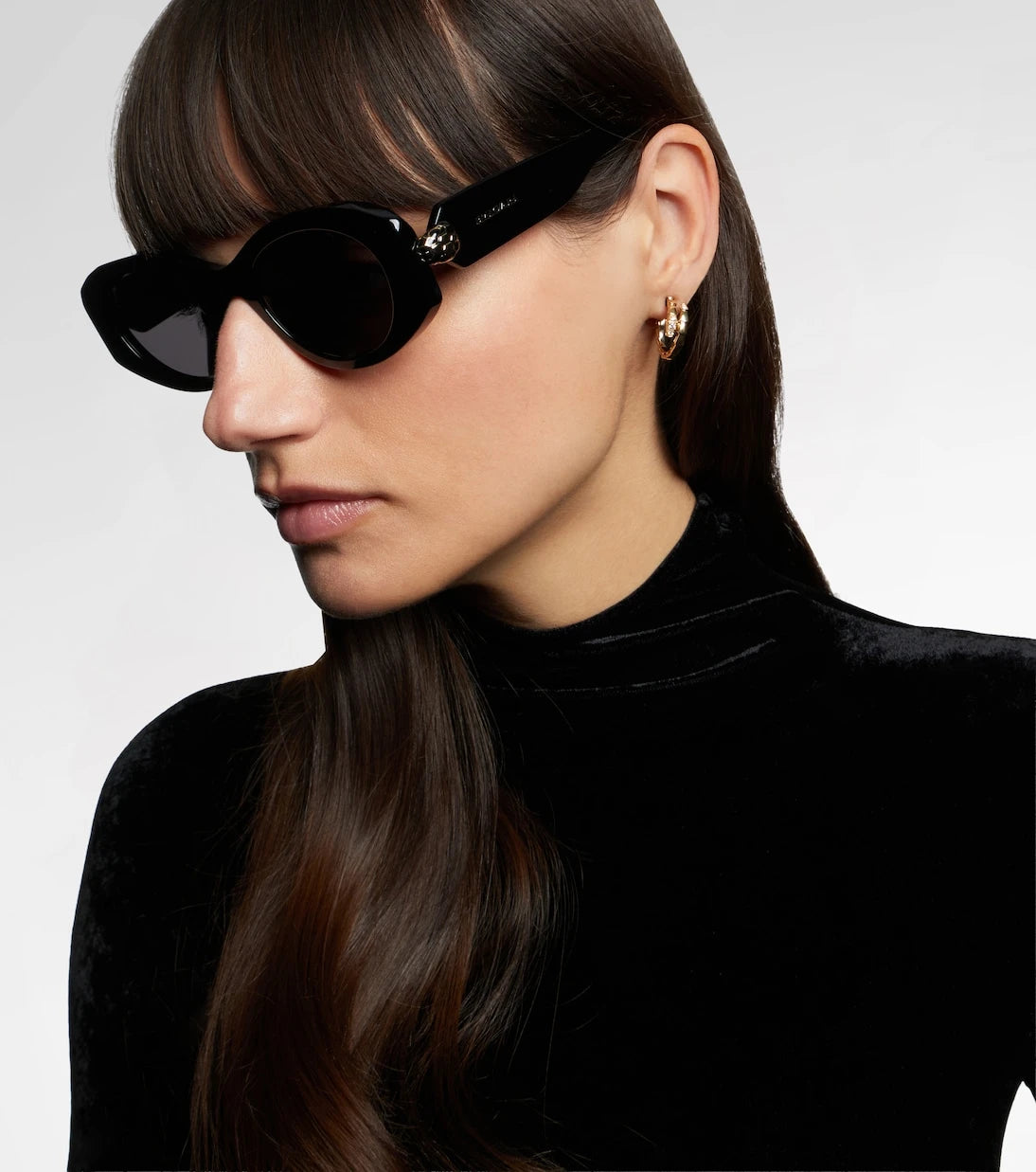 Bvlgari - Serpenti Forever oval sunglasses
