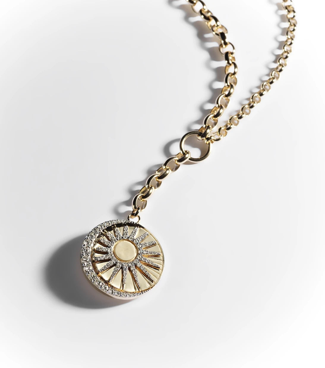 FoundRae - Balance 18kt gold chain necklace with diamonds