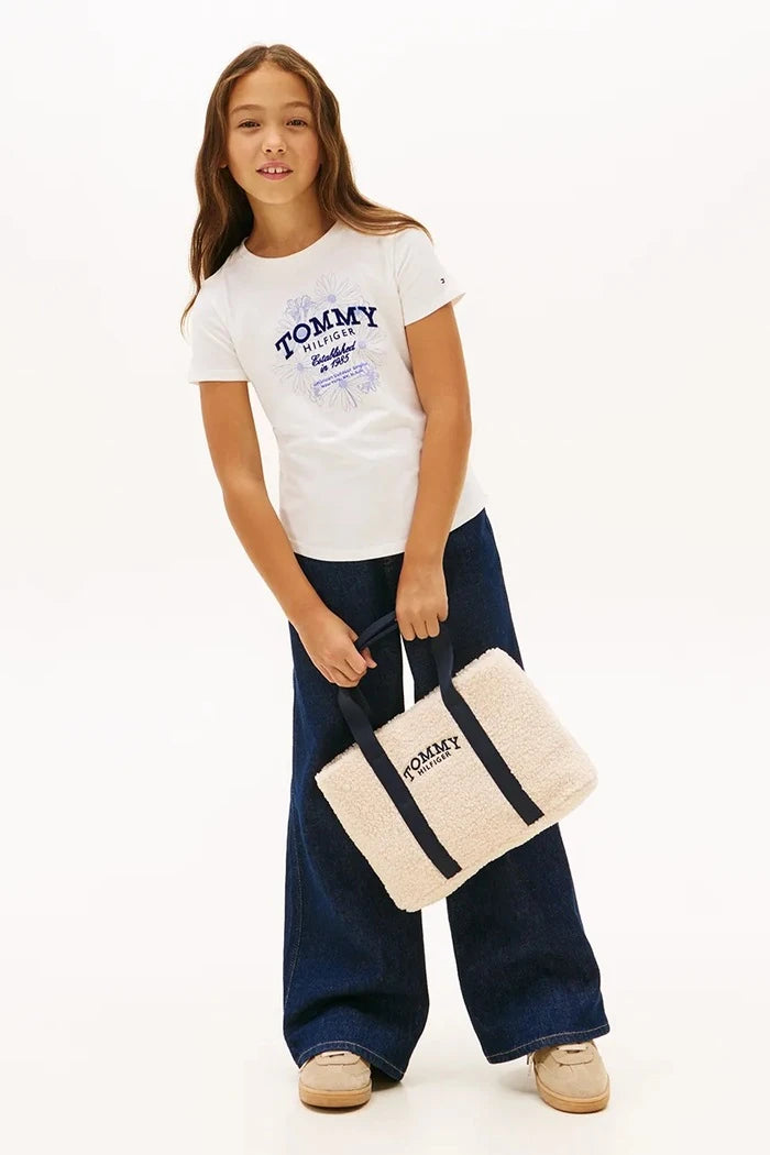 Tommy Hilfiger Çocuk Pamuklu Tişört