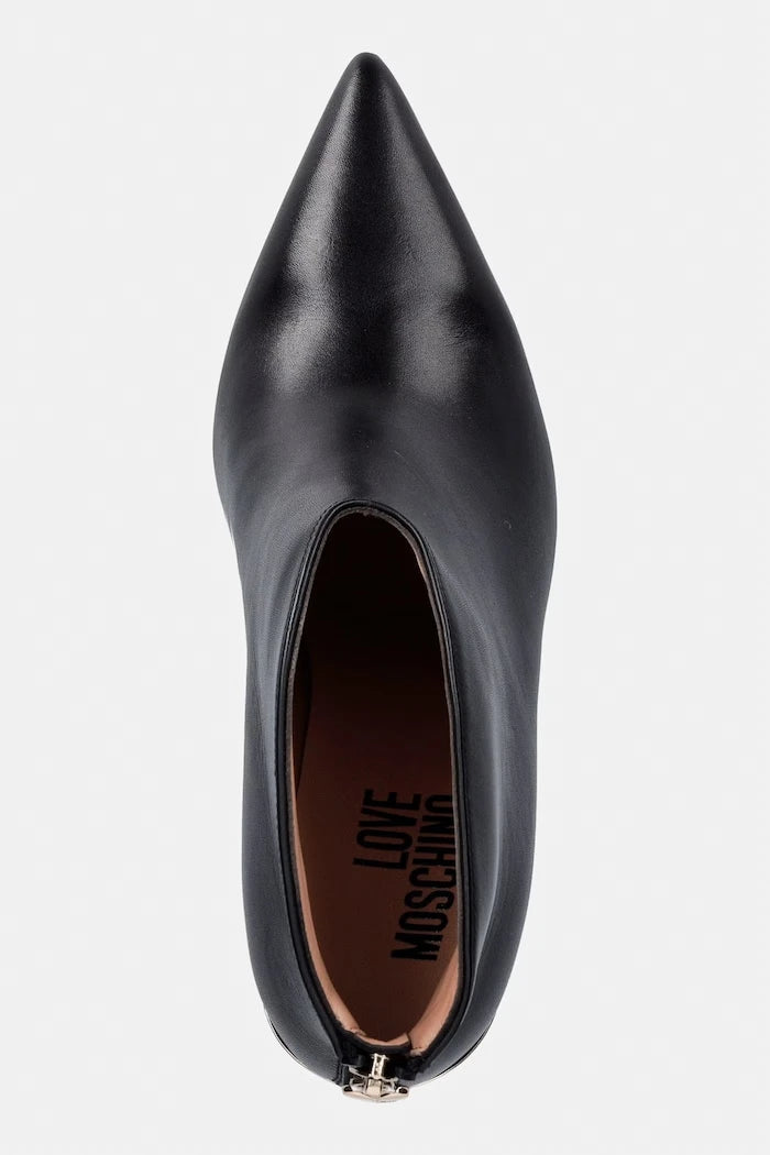 Love Moschino ince topuklu kadın deri bot