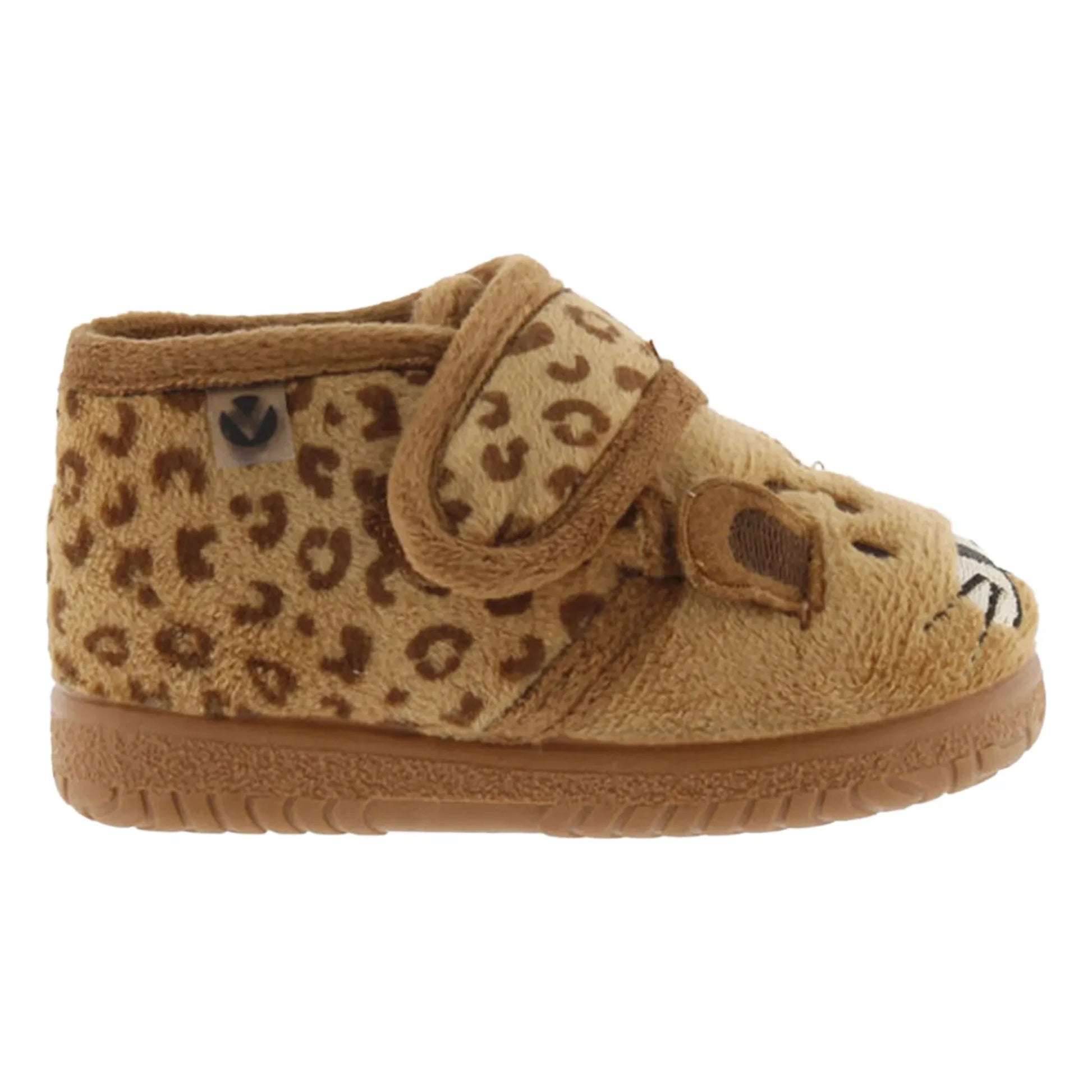 Victoria - Ojalá Leopard Slippers | Camel