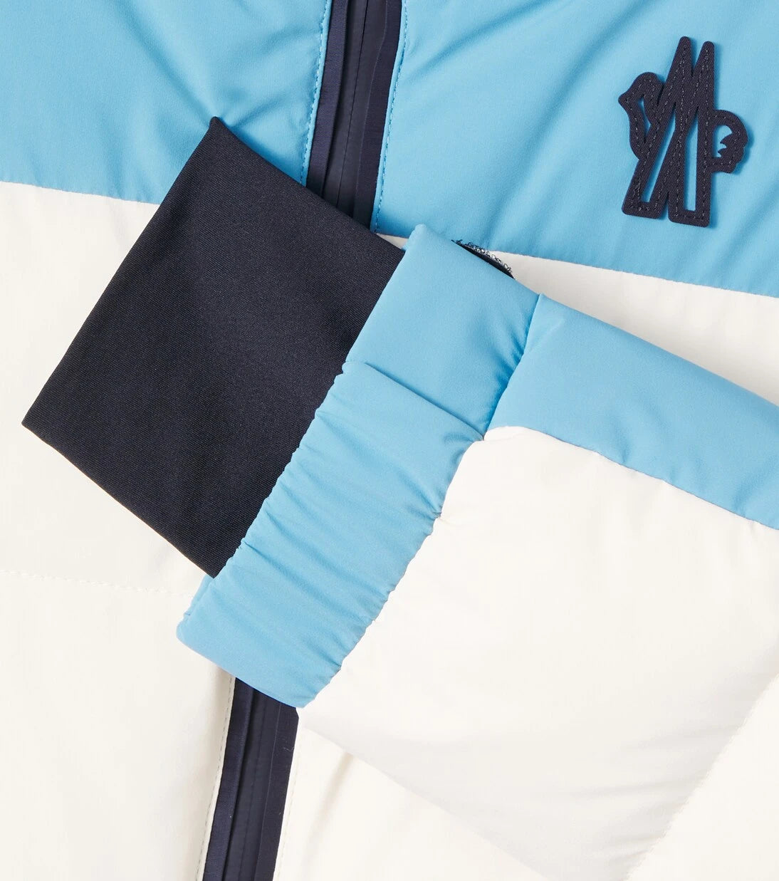 Moncler Grenoble Enfant - Colorblocked down ski suit