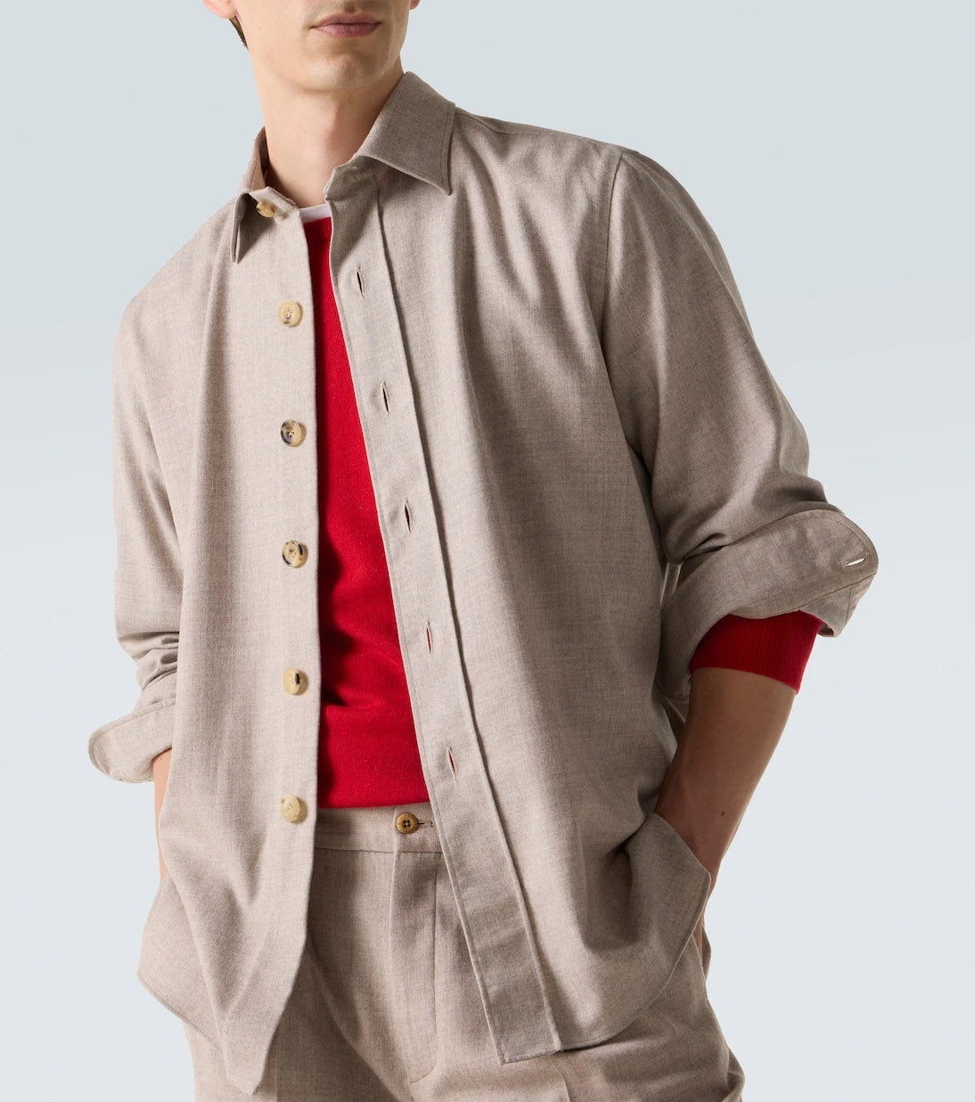 Rubinacci - Virgin wool shirt