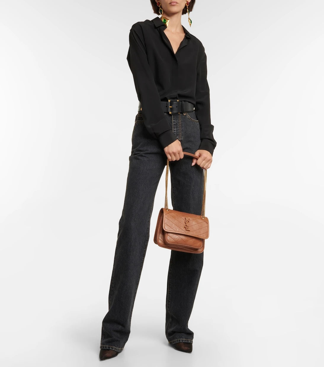 Saint Laurent - Niki Baby leather shoulder bag