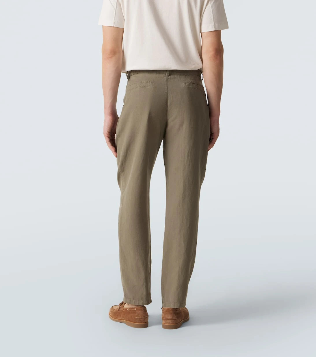 Brunello Cucinelli - Cotton and linen straight pants