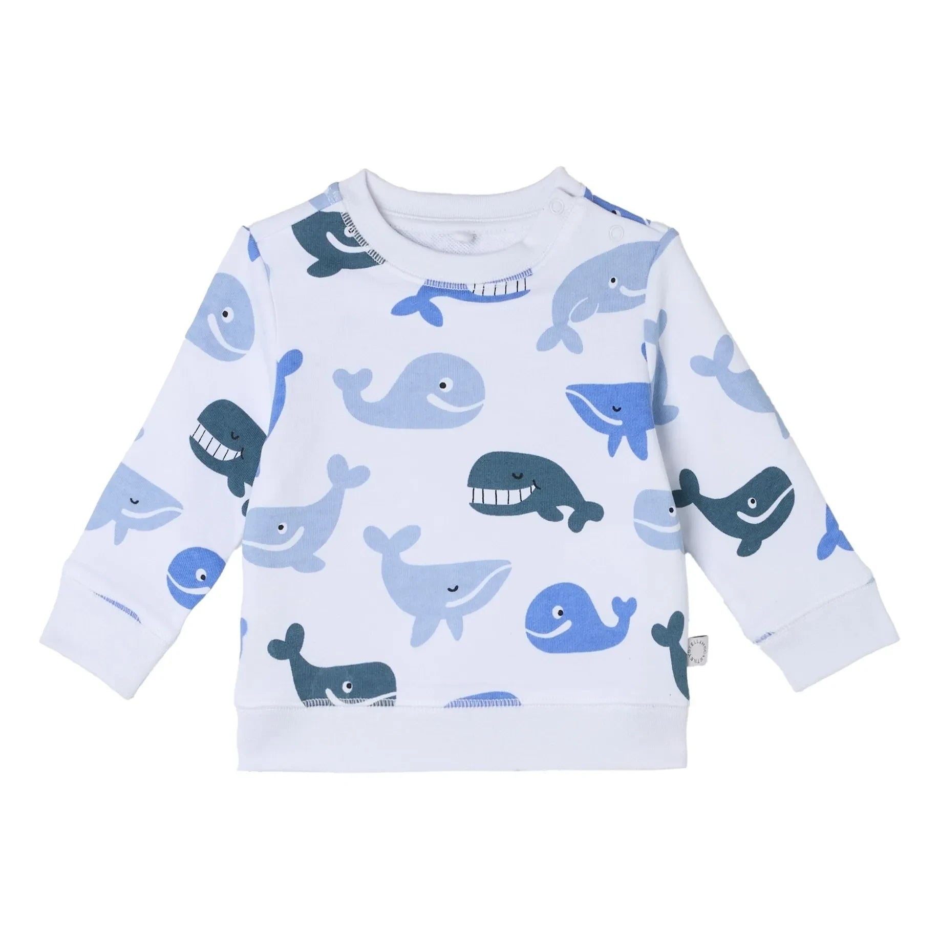 Stella McCartney Kids - Sweat Whales | White