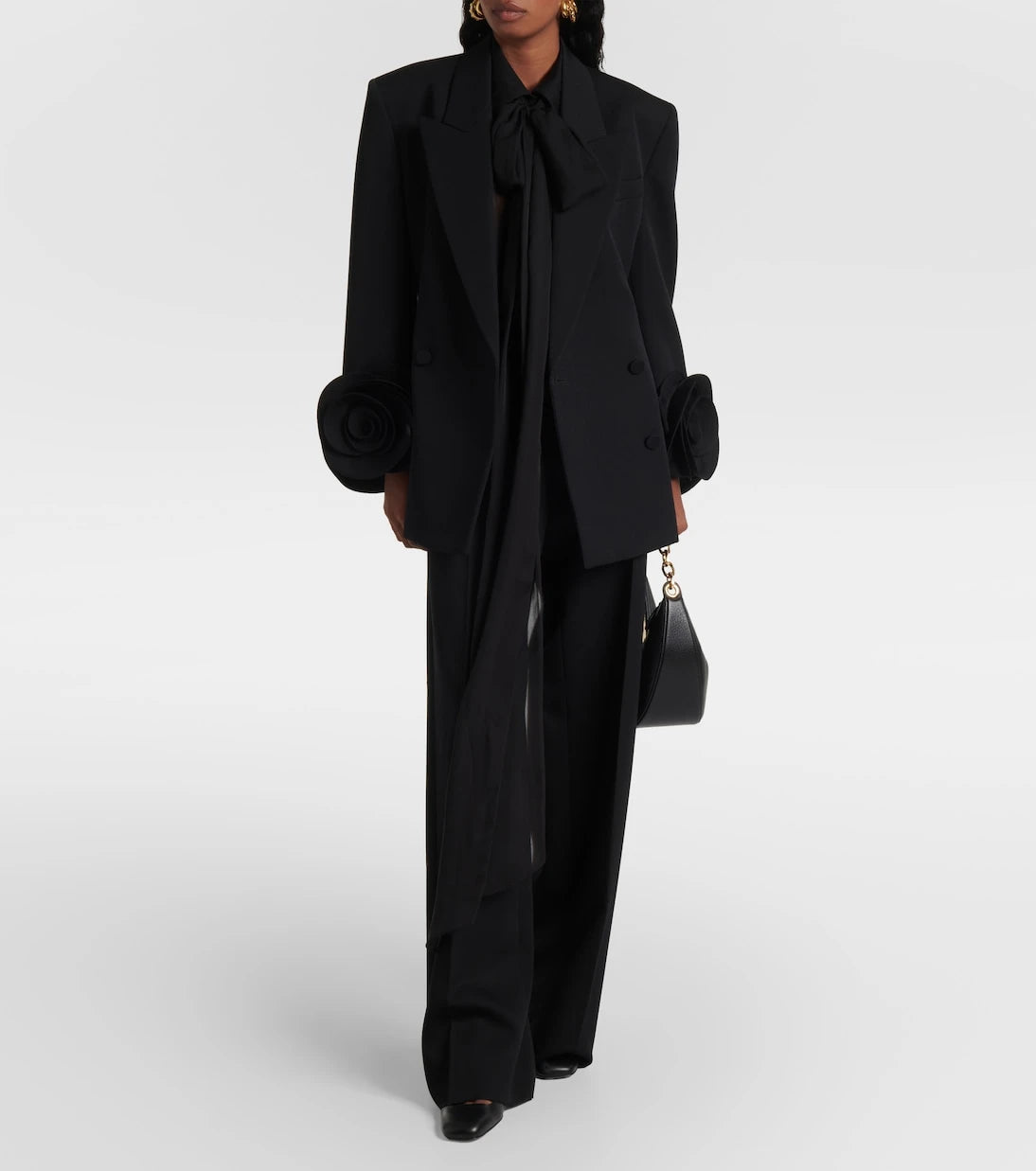 Valentino - Grisaille virgin wool straight pants