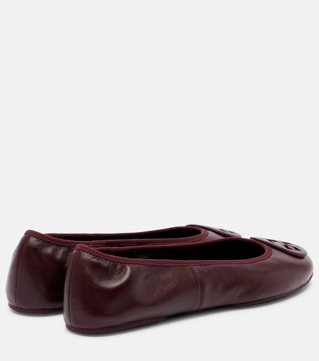 Tory Burch - Reva Travel leather ballet flats