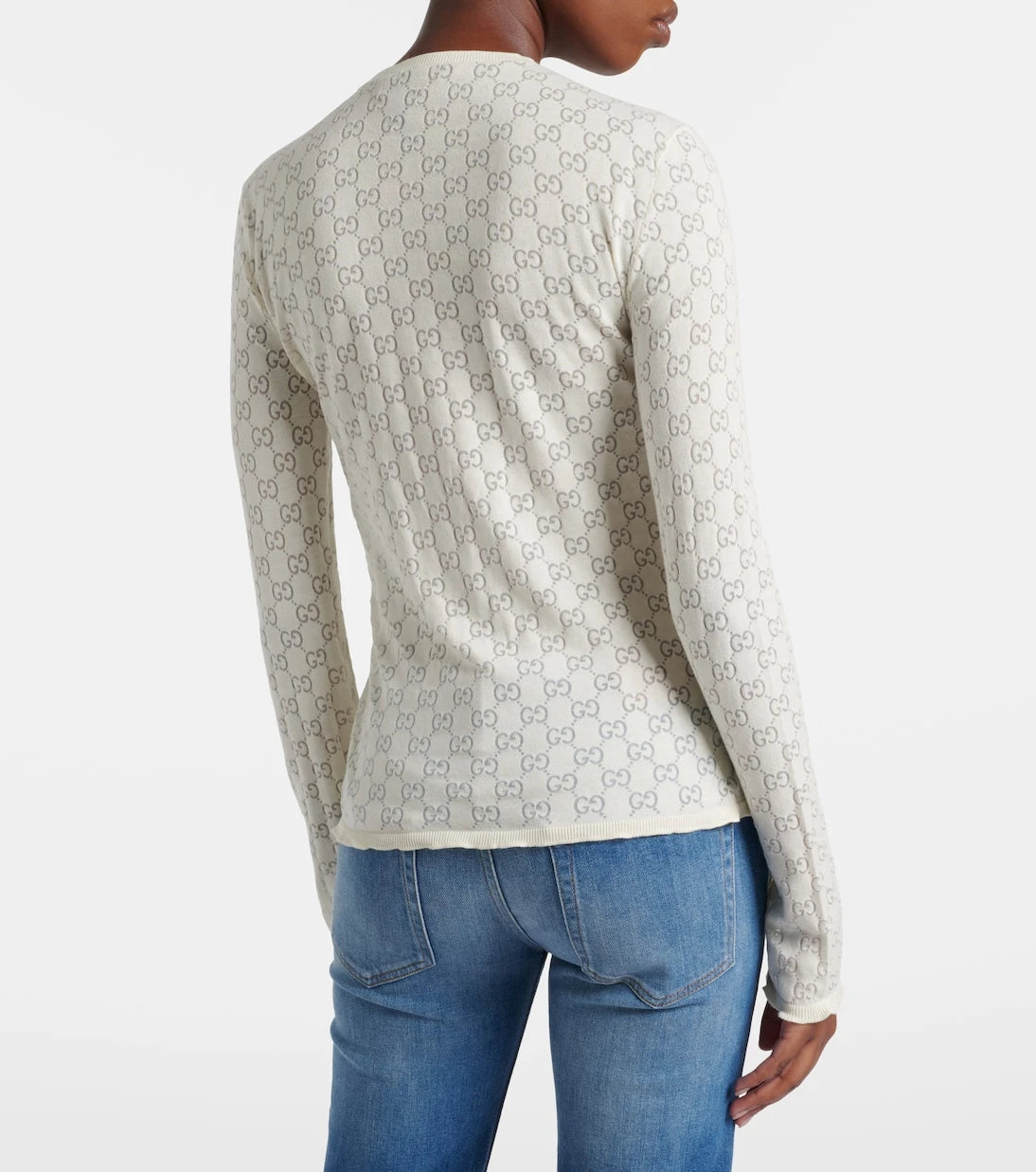 Gucci - GG cotton-blend devoré T-shirt