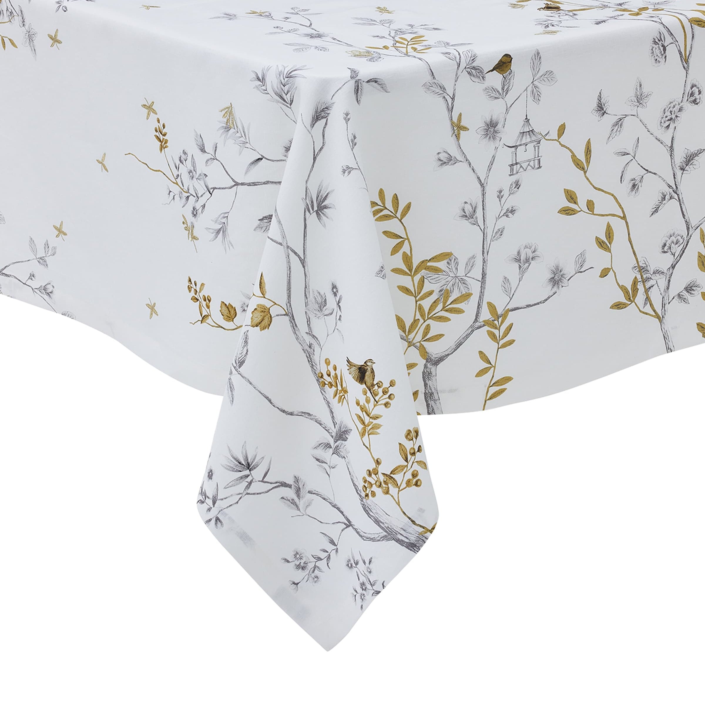 Linen Botanical Tablecloth (170cm x 380cm)