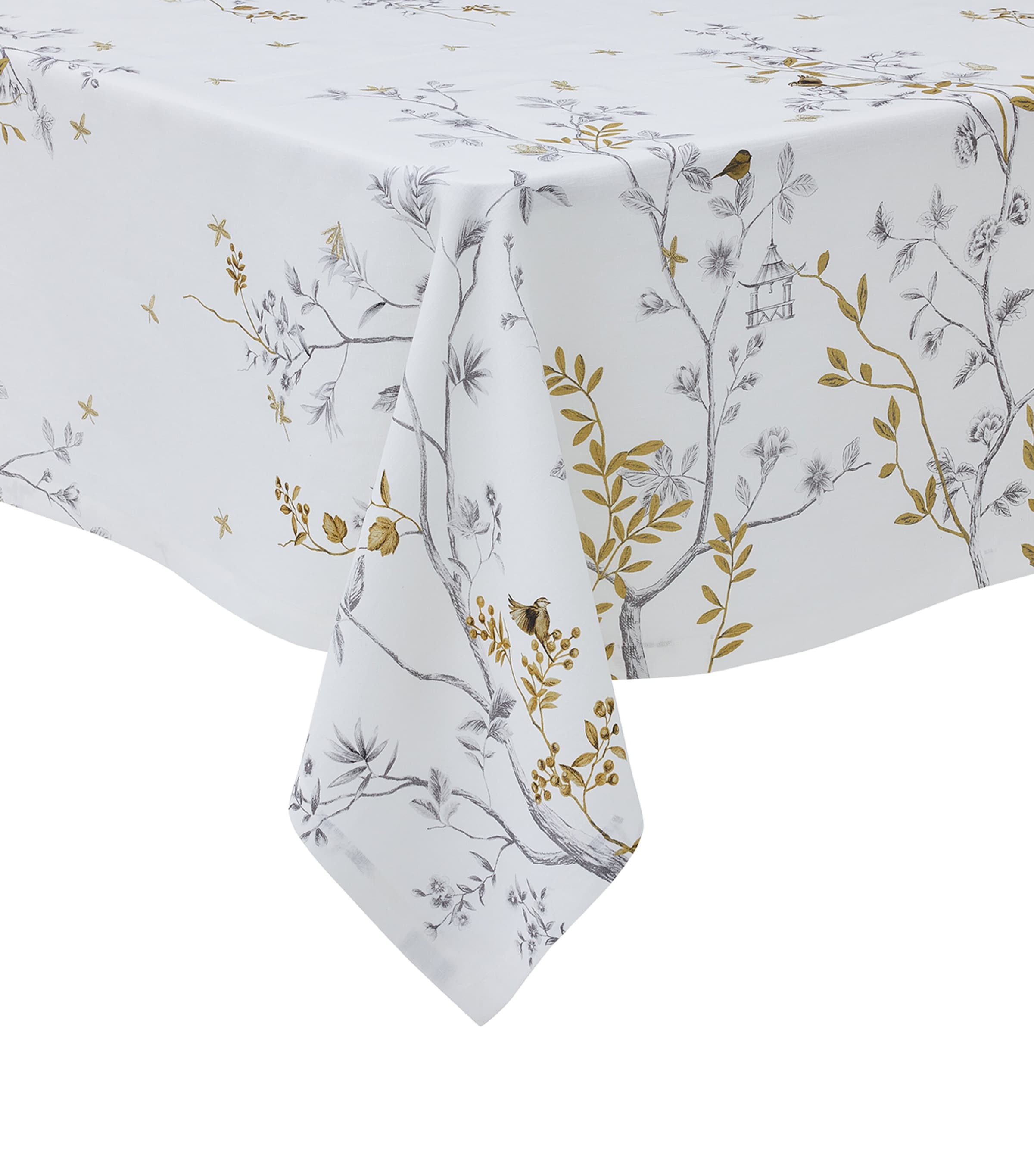 Linen Botanical Tablecloth (170cm x 380cm)