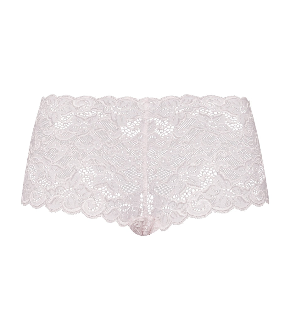 Moments Lace Boy Shorts HONEYDEW