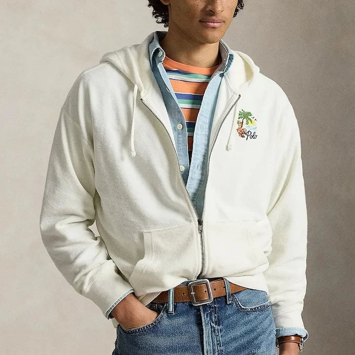 Polo Ralph Lauren erkek pamuklu kapüşonlu sweatshirt