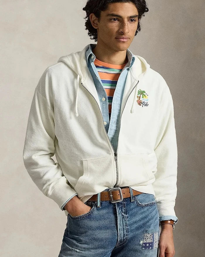 Polo Ralph Lauren erkek pamuklu kapüşonlu sweatshirt