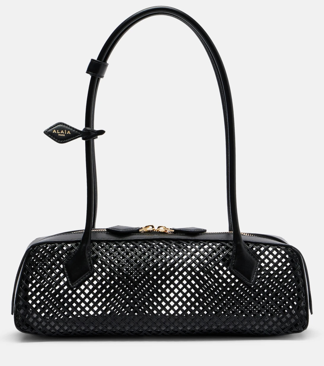 Alaïa - Le Teckel Medium woven leather shoulder bag