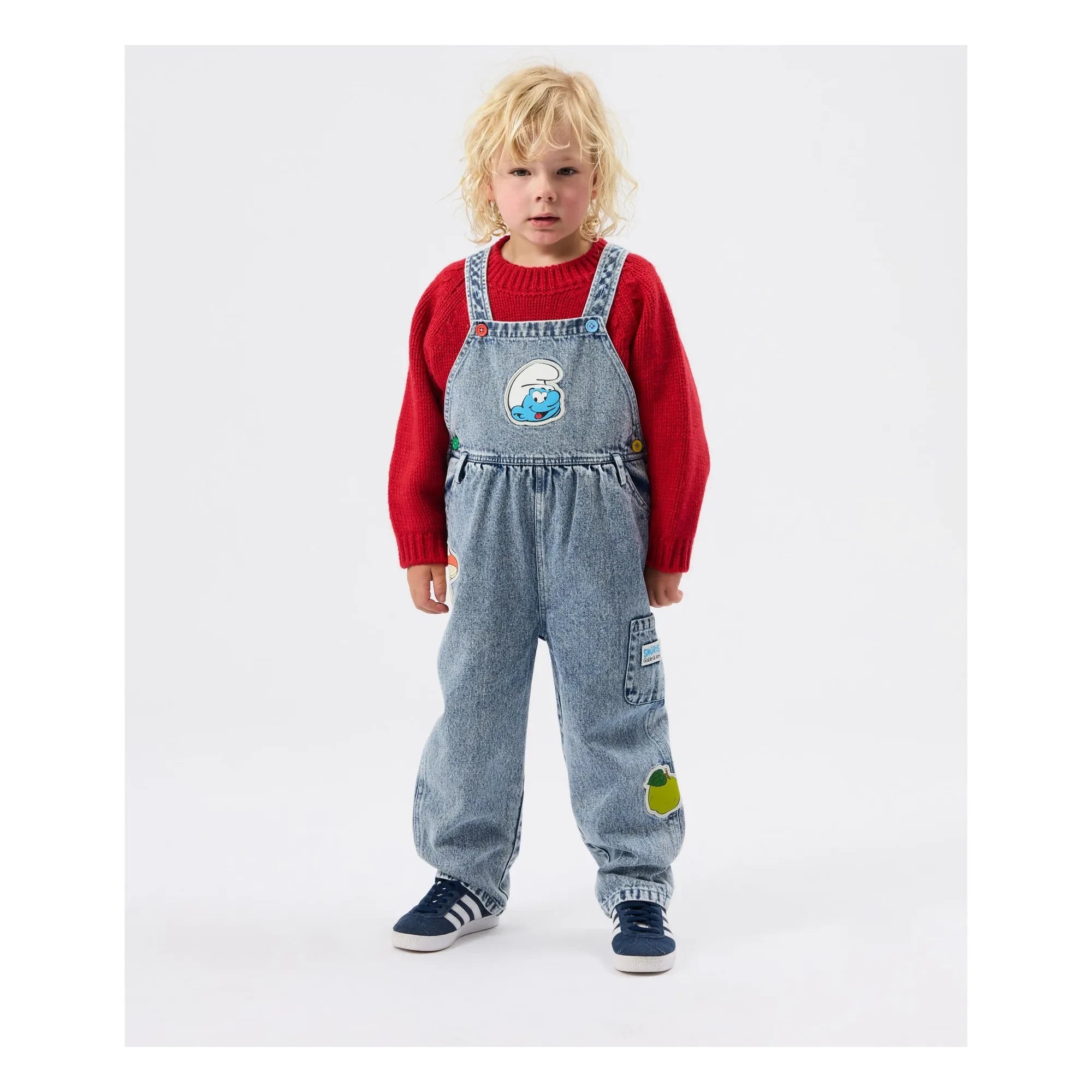 Goldie + Ace - Denim overalls - Goldie + Ace x Schtroumpfs | Blue