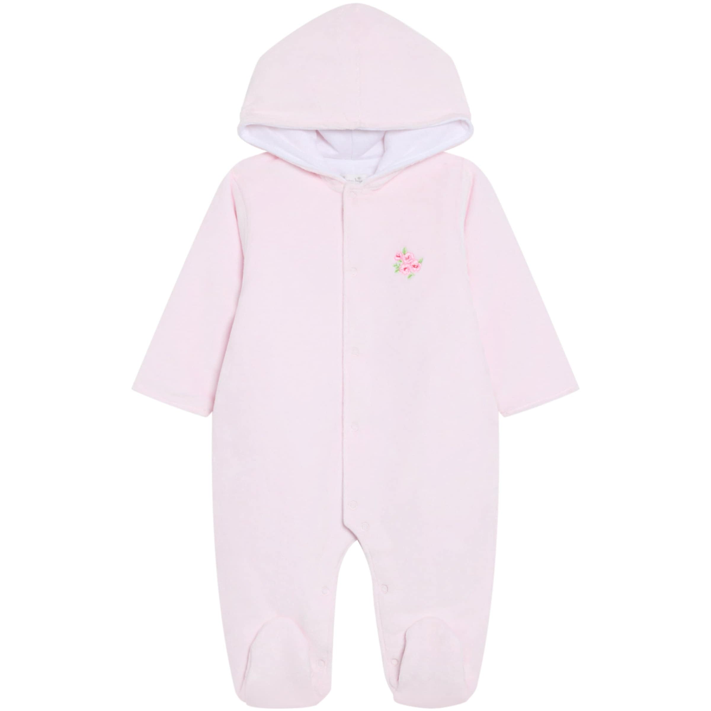 Kissy Kissy Hooded Roses and Blooms All-In-One (0-9 Months)