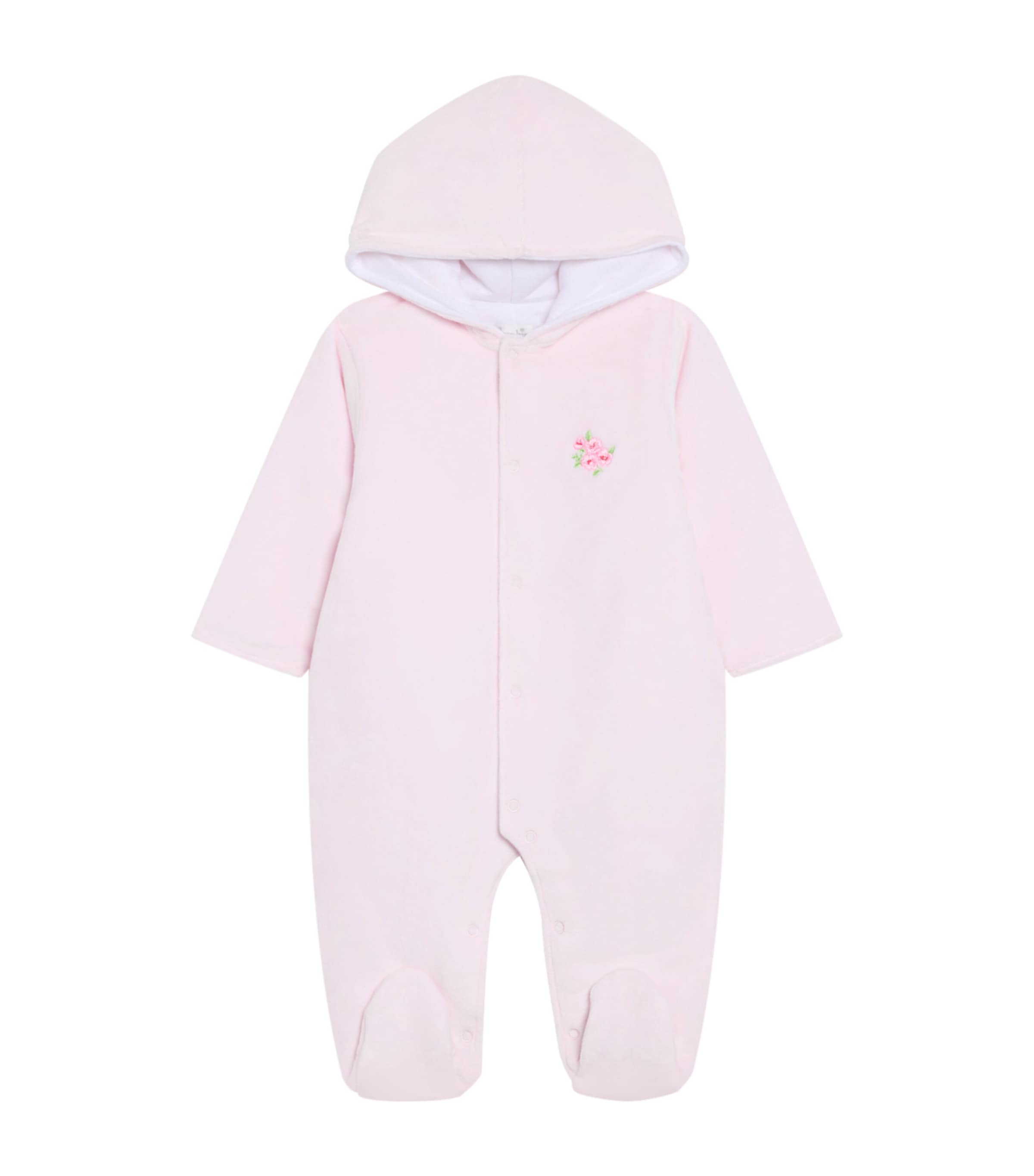 Kissy Kissy Hooded Roses and Blooms All-In-One (0-9 Months)