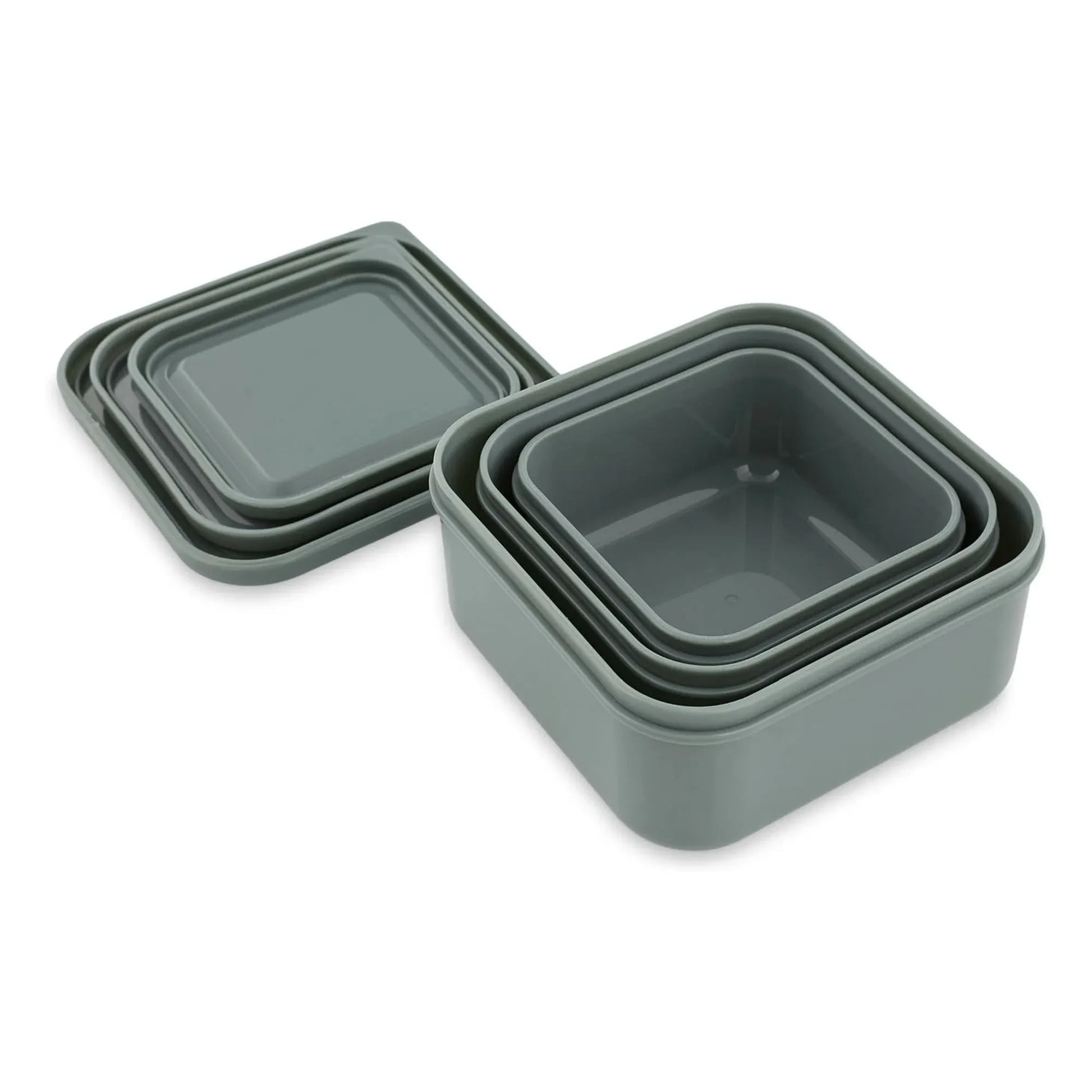 Trixie - Mr. Shark 3-piece snack boxes | Grey blue