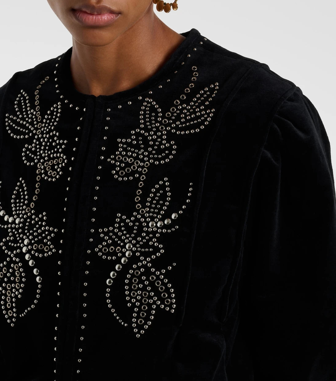 Isabel Marant - Pietra embellished cotton jacket