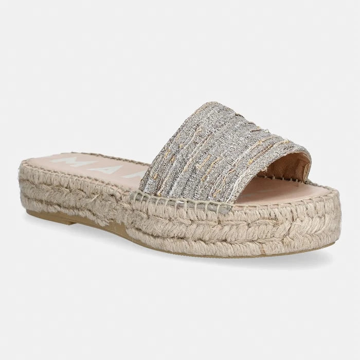 Manebi Kadın Altın Espadril Sandalet