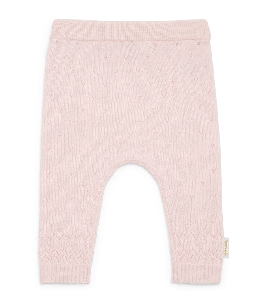Harrods Cashmere Cable-Knit Trousers (0-18 Months)