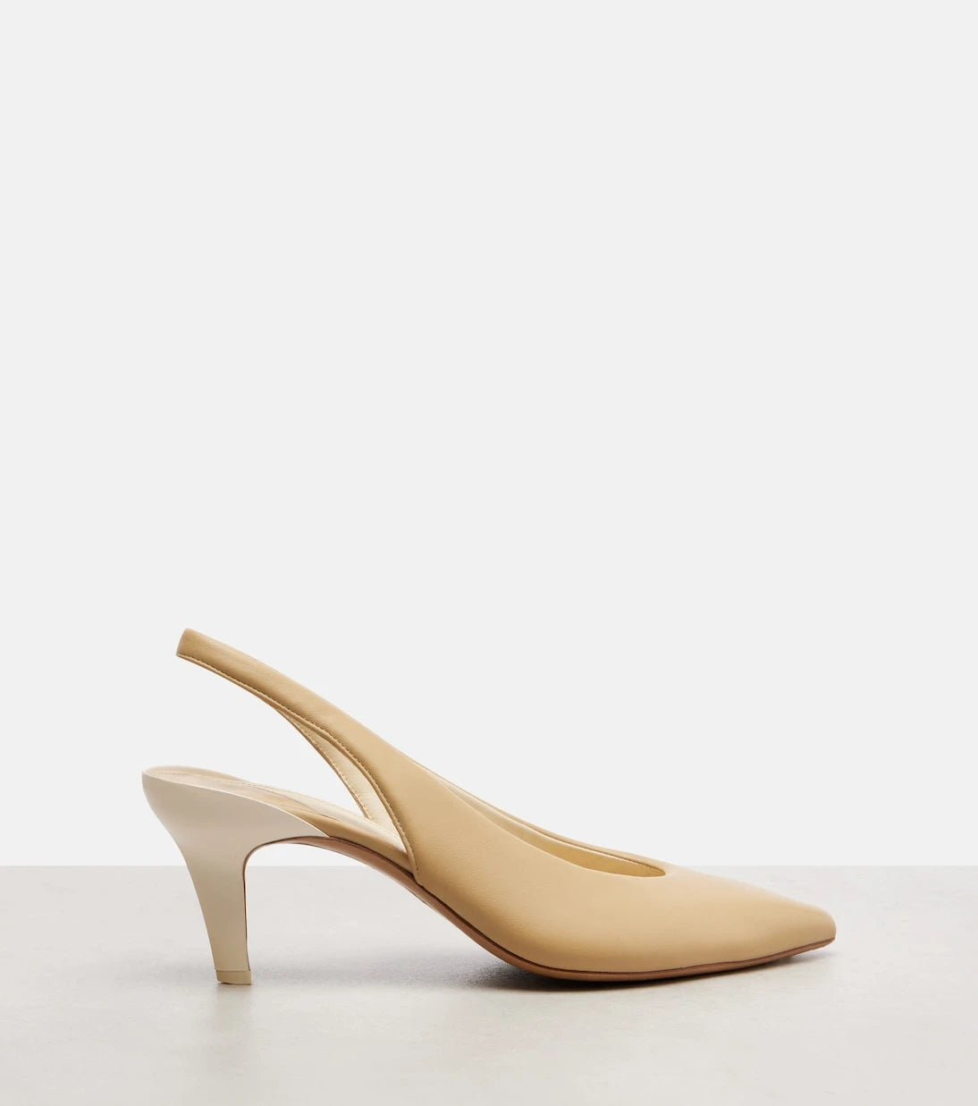 Chloé - Suzie leather slingback pumps