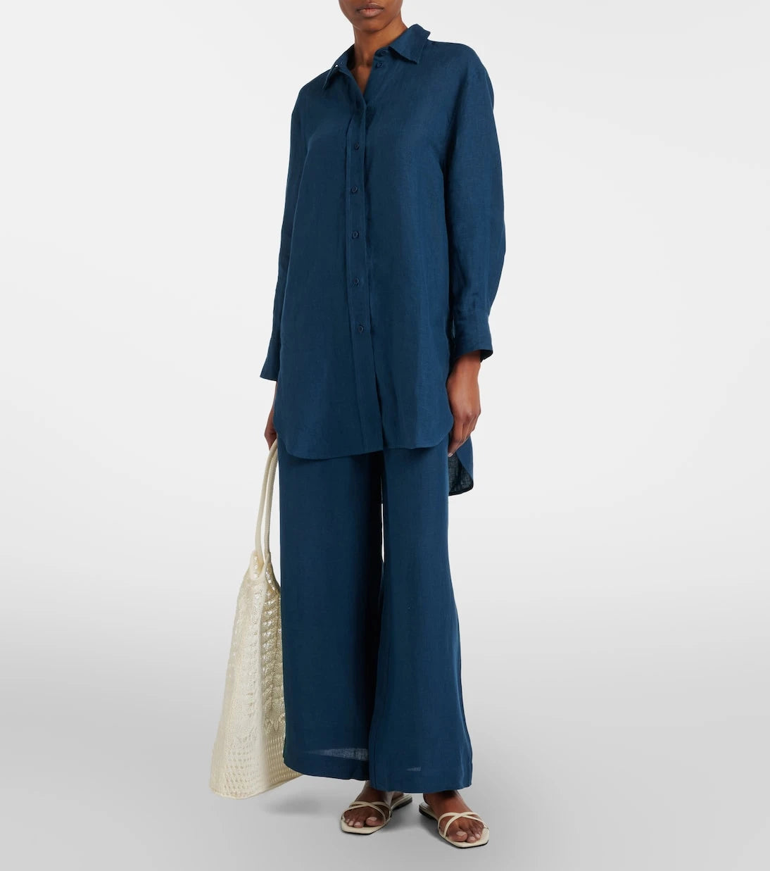 Eres - Select linen wide-leg pants