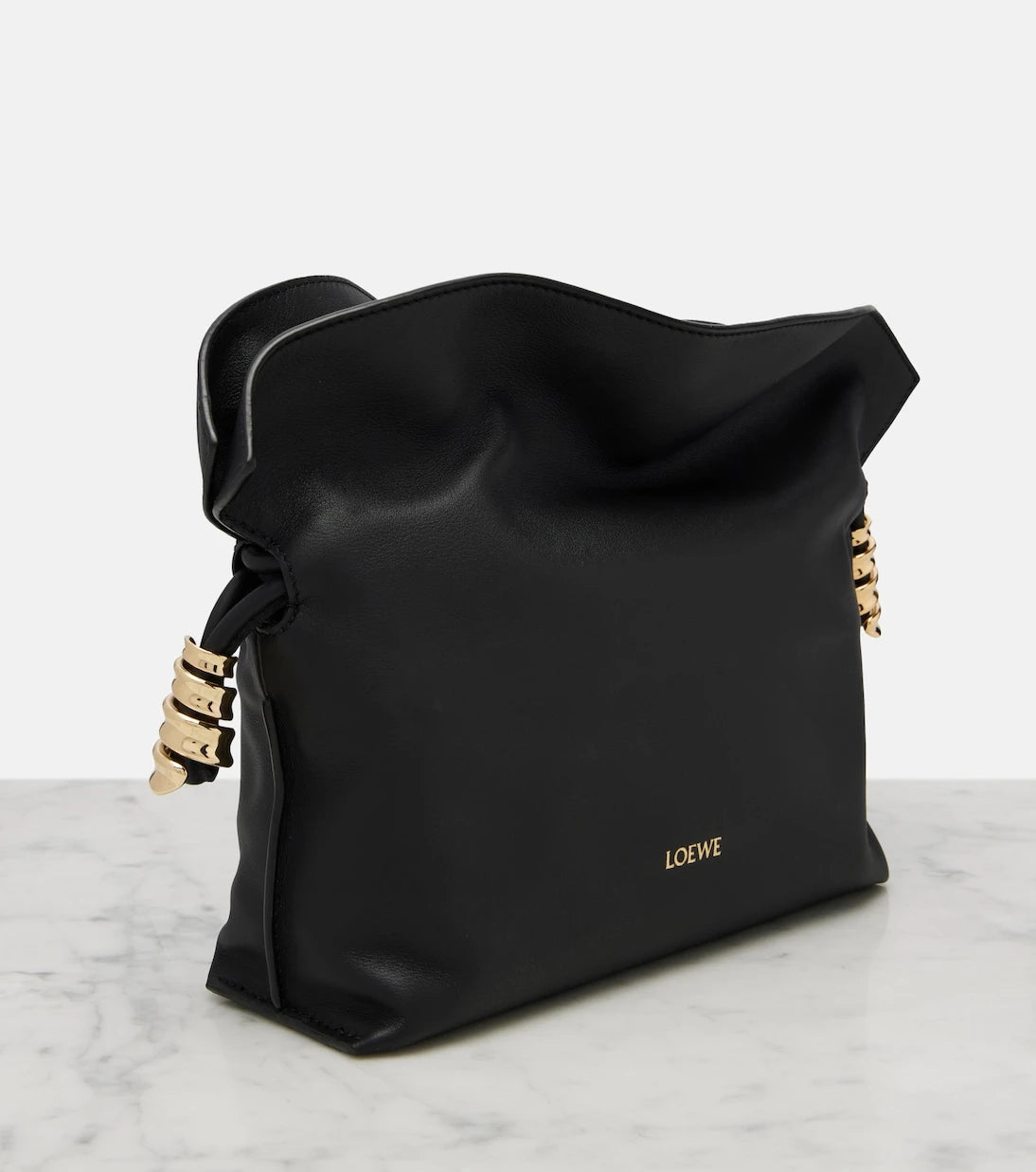 Loewe - Flamenco Coil Mini leather clutch