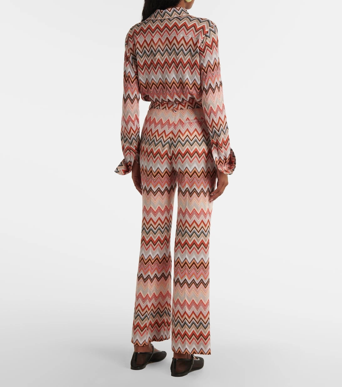 Missoni - Zigzag cotton-blend straight pants