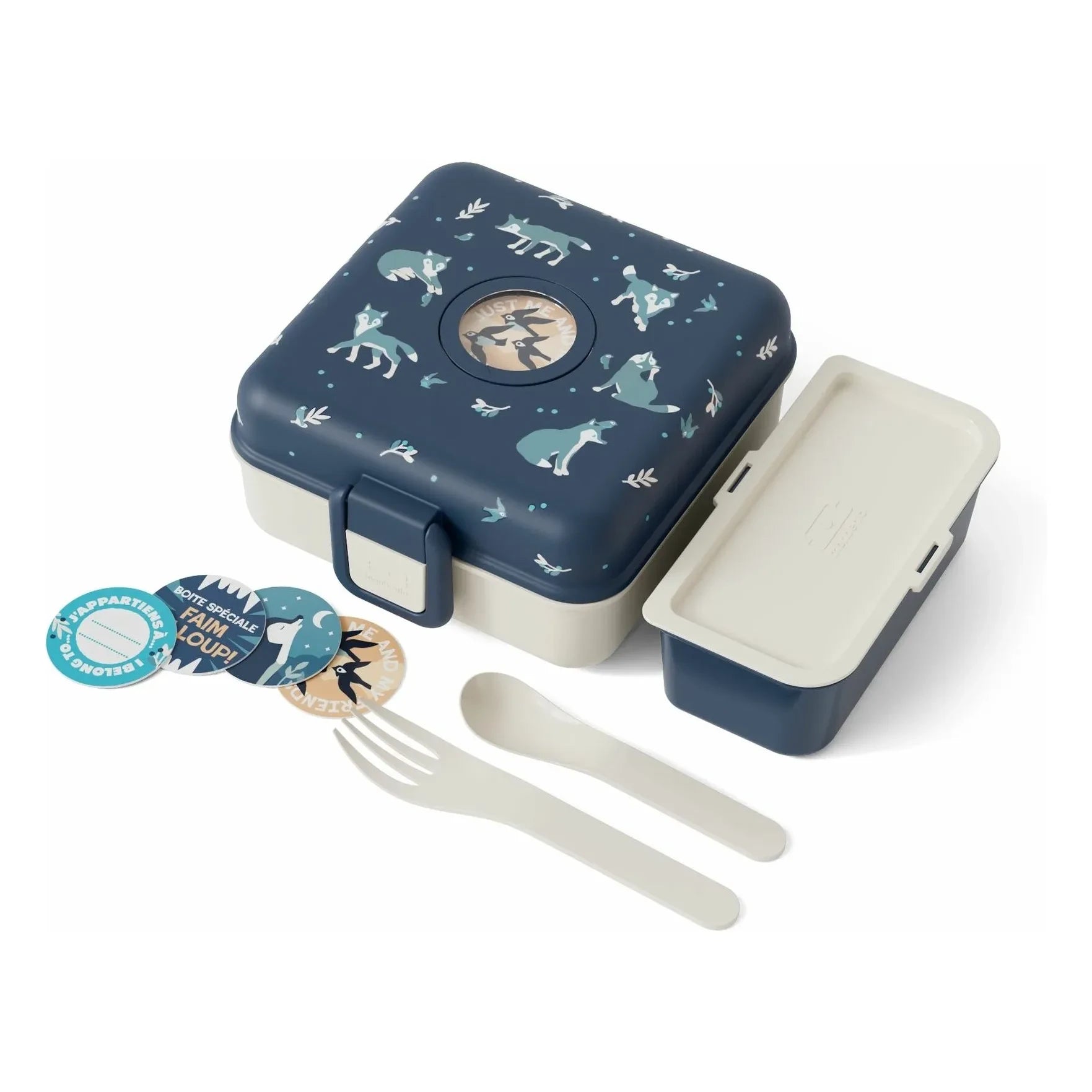 Monbento - Lunch box Snacky Loup | Blue