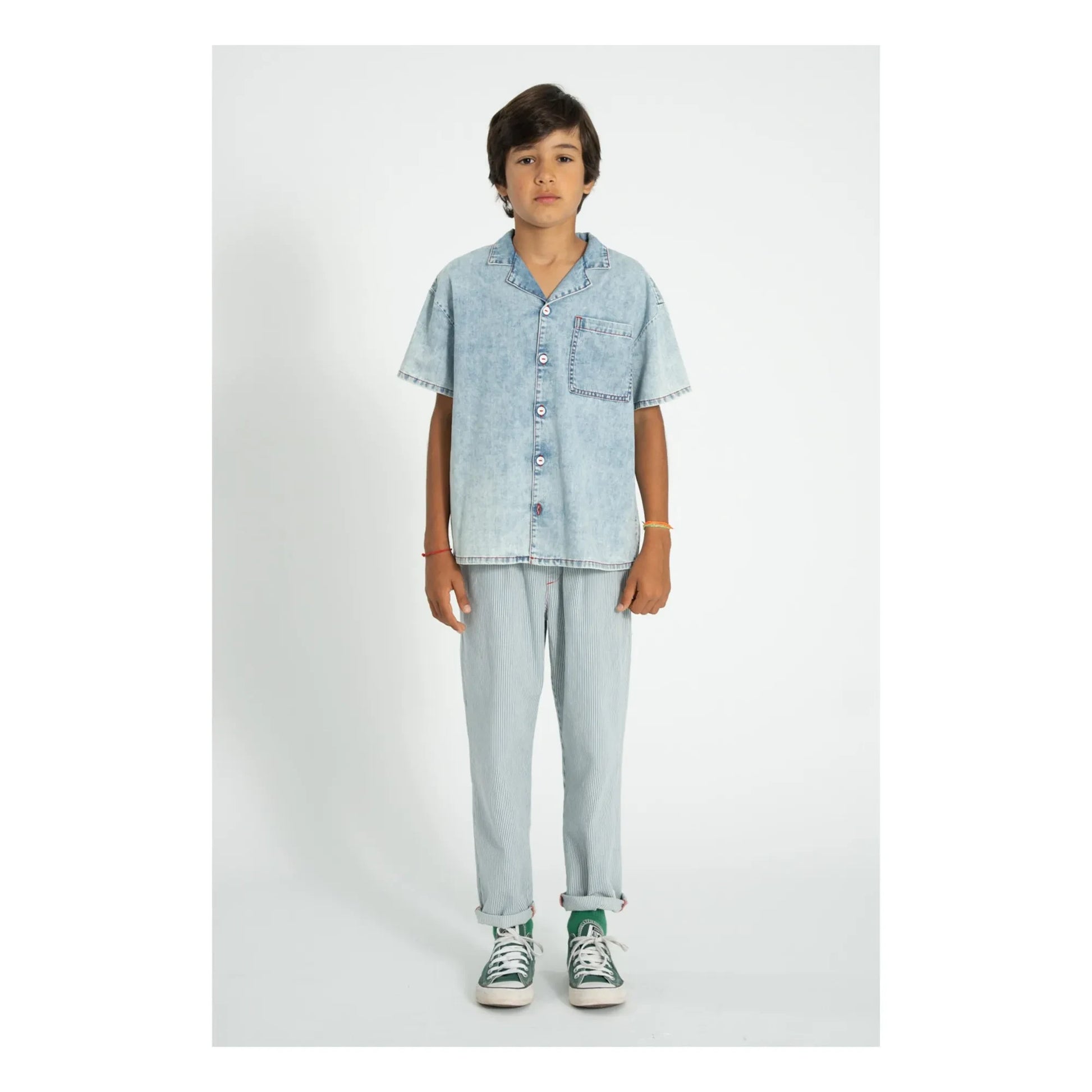 Piupiuchick - Denim shirt | Washed blue