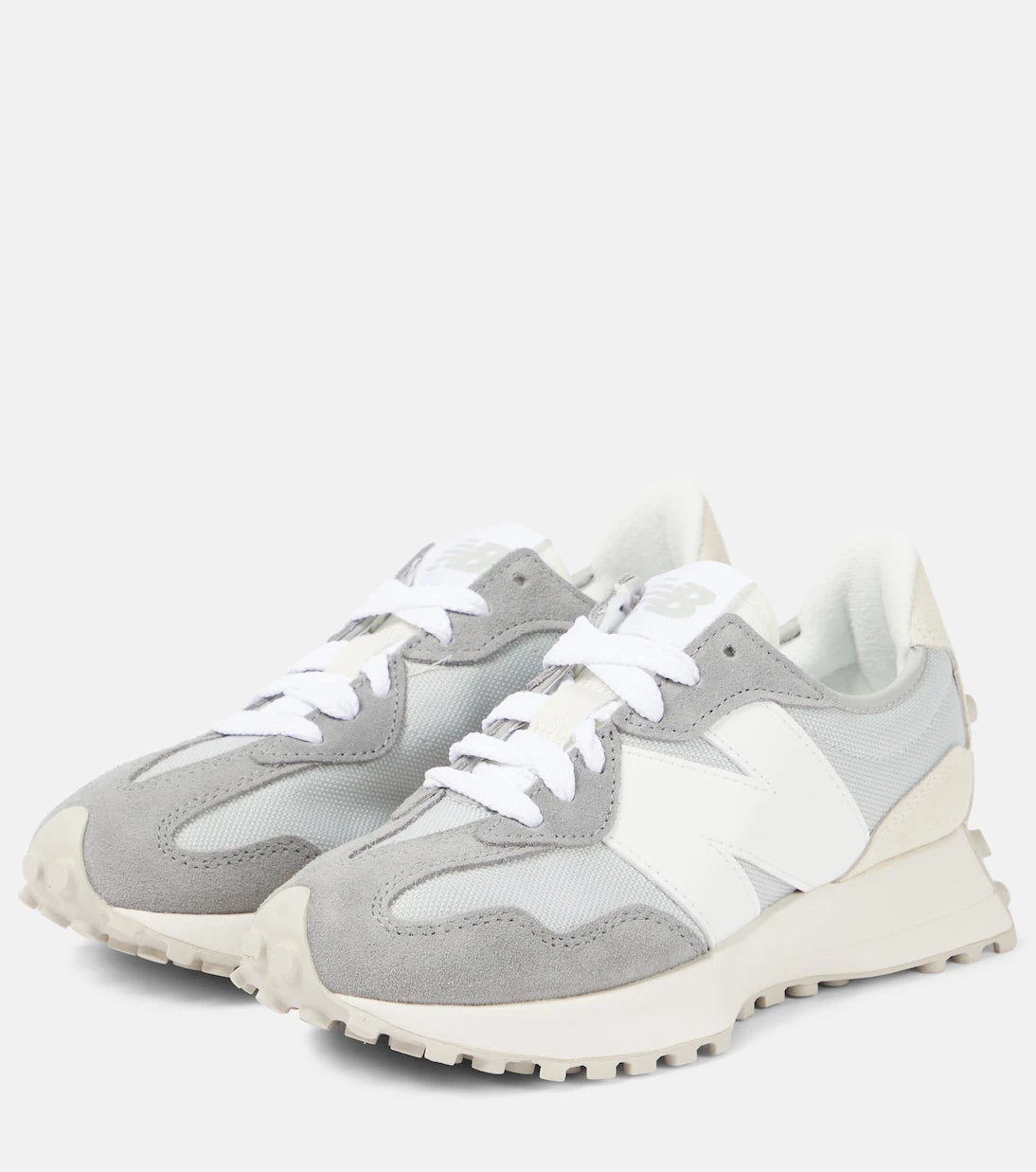 New Balance - 327 suede-trimmed sneakers