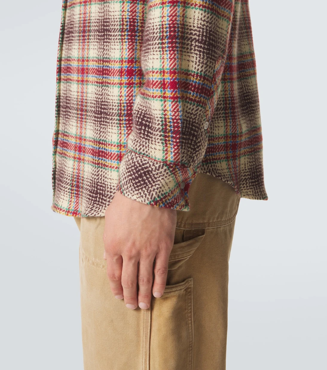 God's True Cashmere - Balance cashmere shirt with emerald
