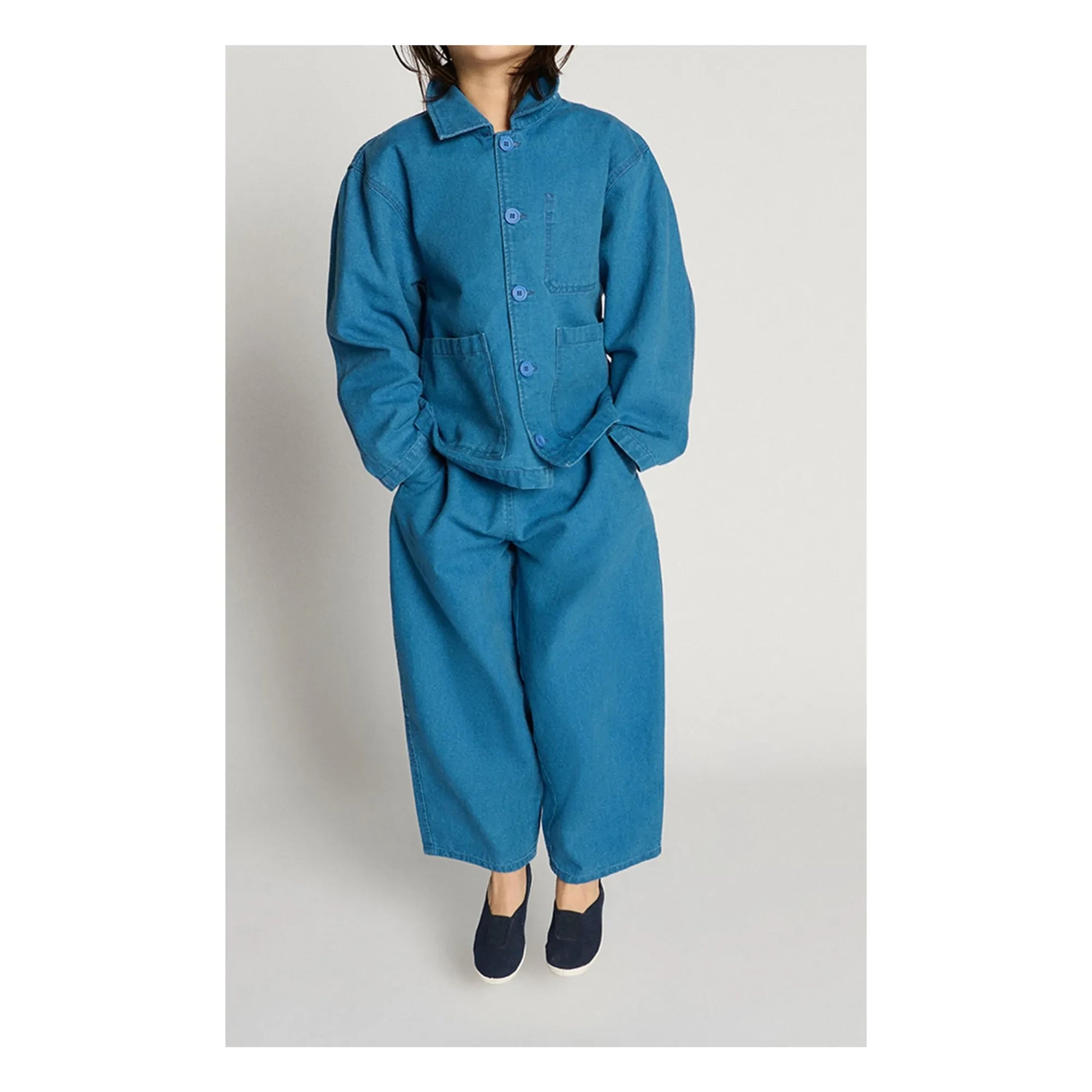 American Vintage - Comow Drawstring Workwear Pants | Blue