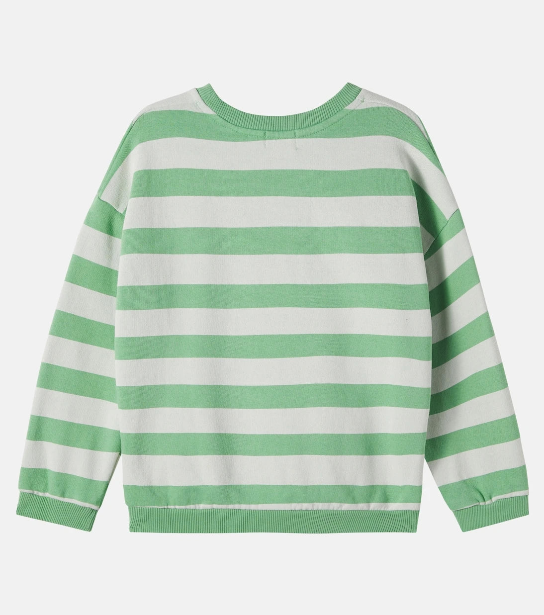Cozmo - Dan striped cotton fleece sweatshirt