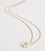 Yellow Gold and Pearl Starry Night Luna Perle Necklace