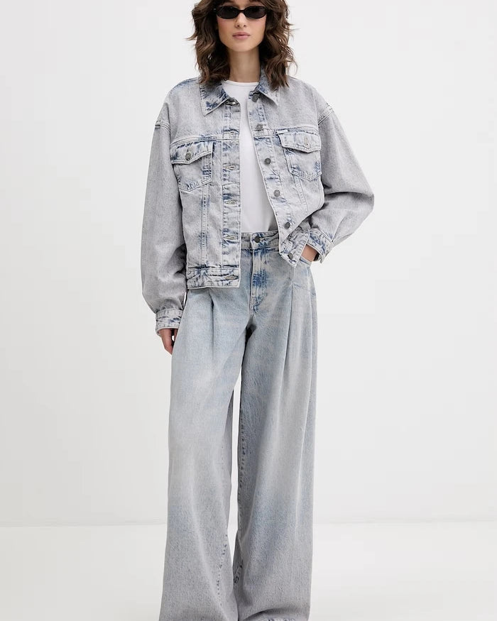 Guess Jeans Wide Leg Kadın Kot Pantolon