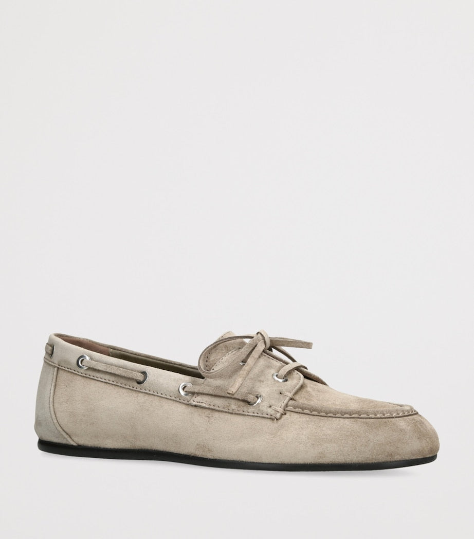 Brown Suede Tinsley Moccasins