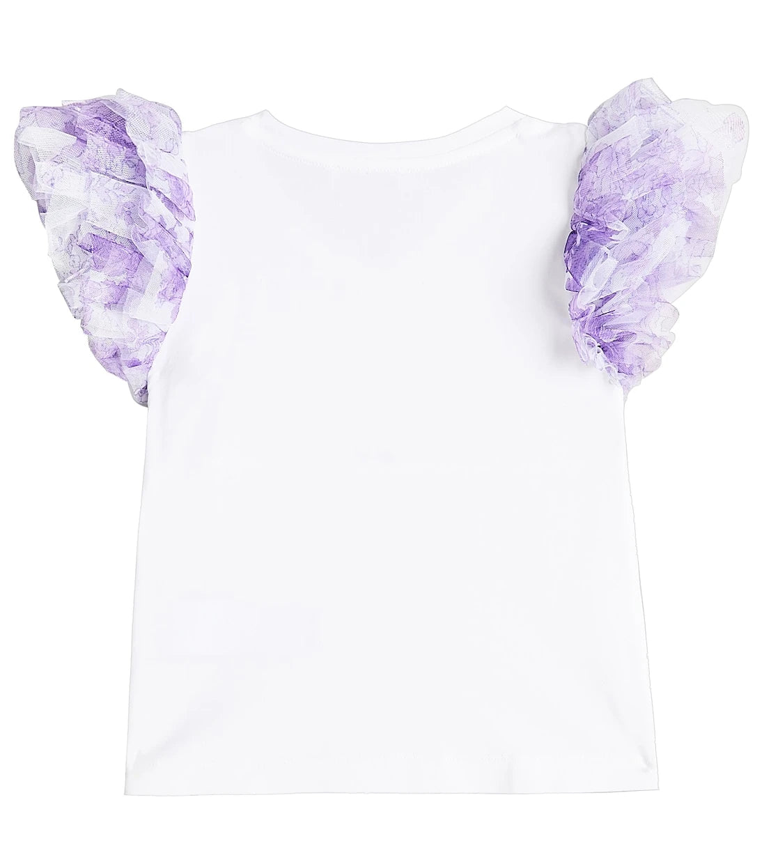 Monnalisa - Ruffled cotton-blend top