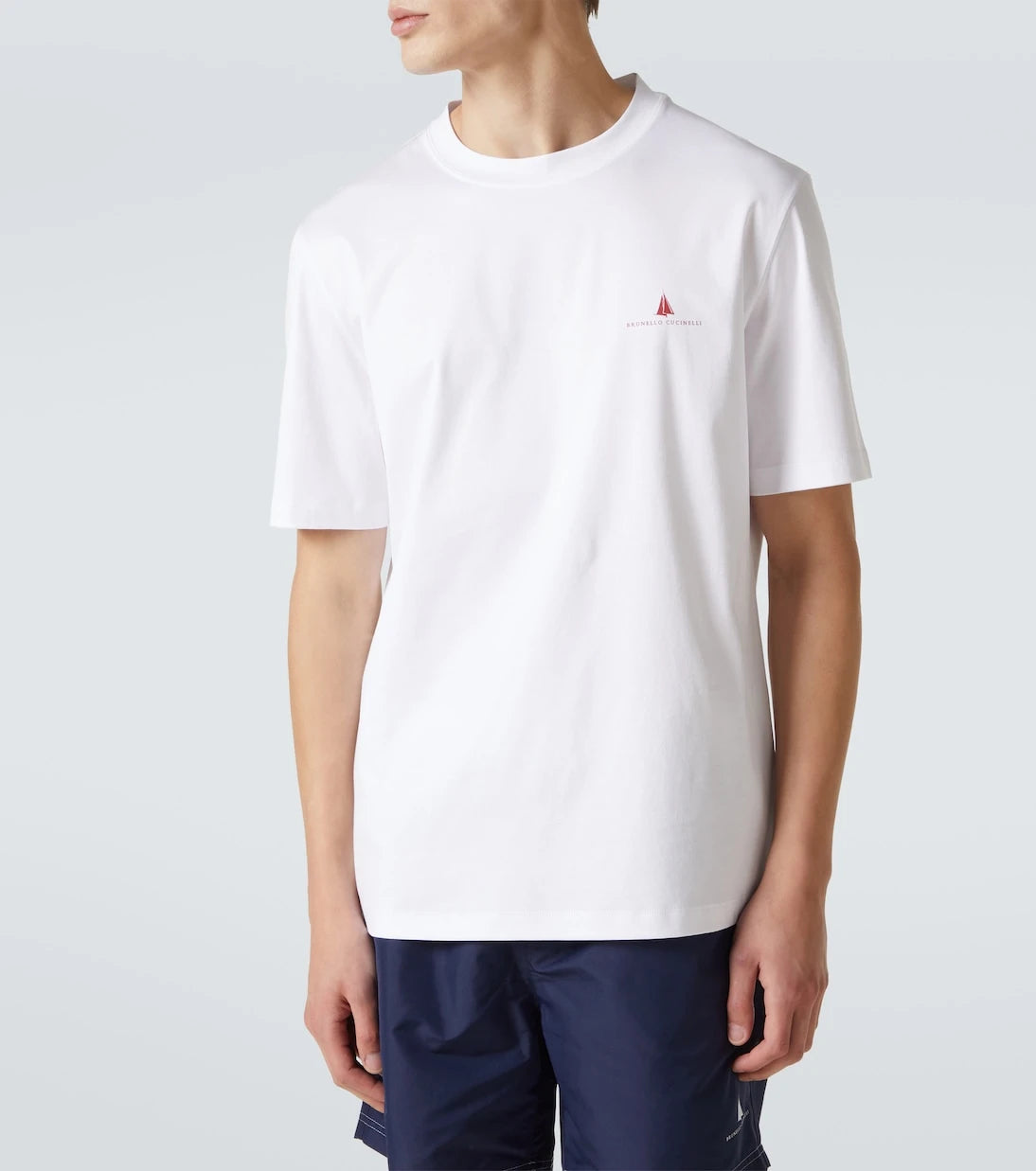 Brunello Cucinelli - Logo cotton jersey T-shirt