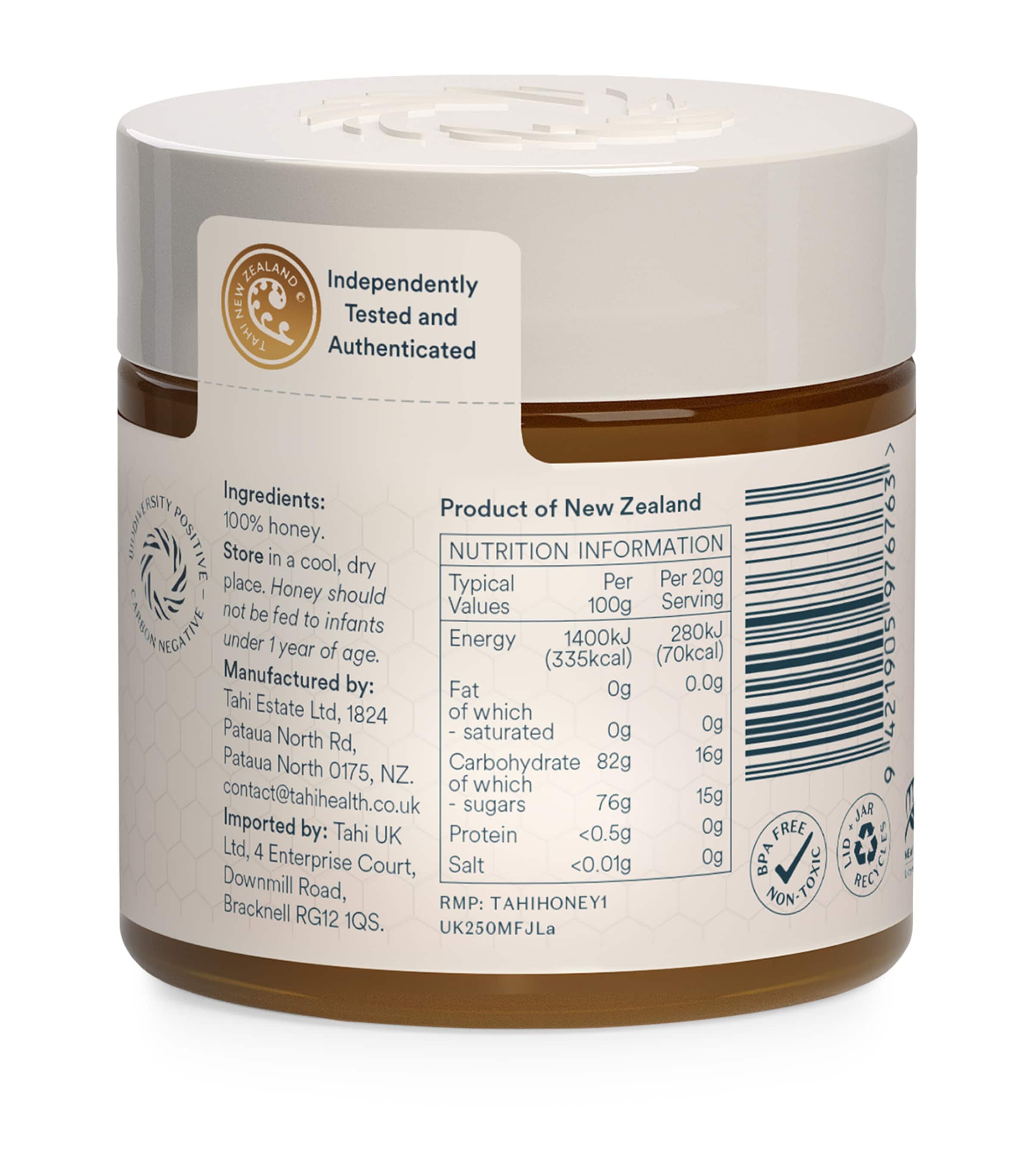 Multifloral Manuka Honey MGO 50+ (250g)