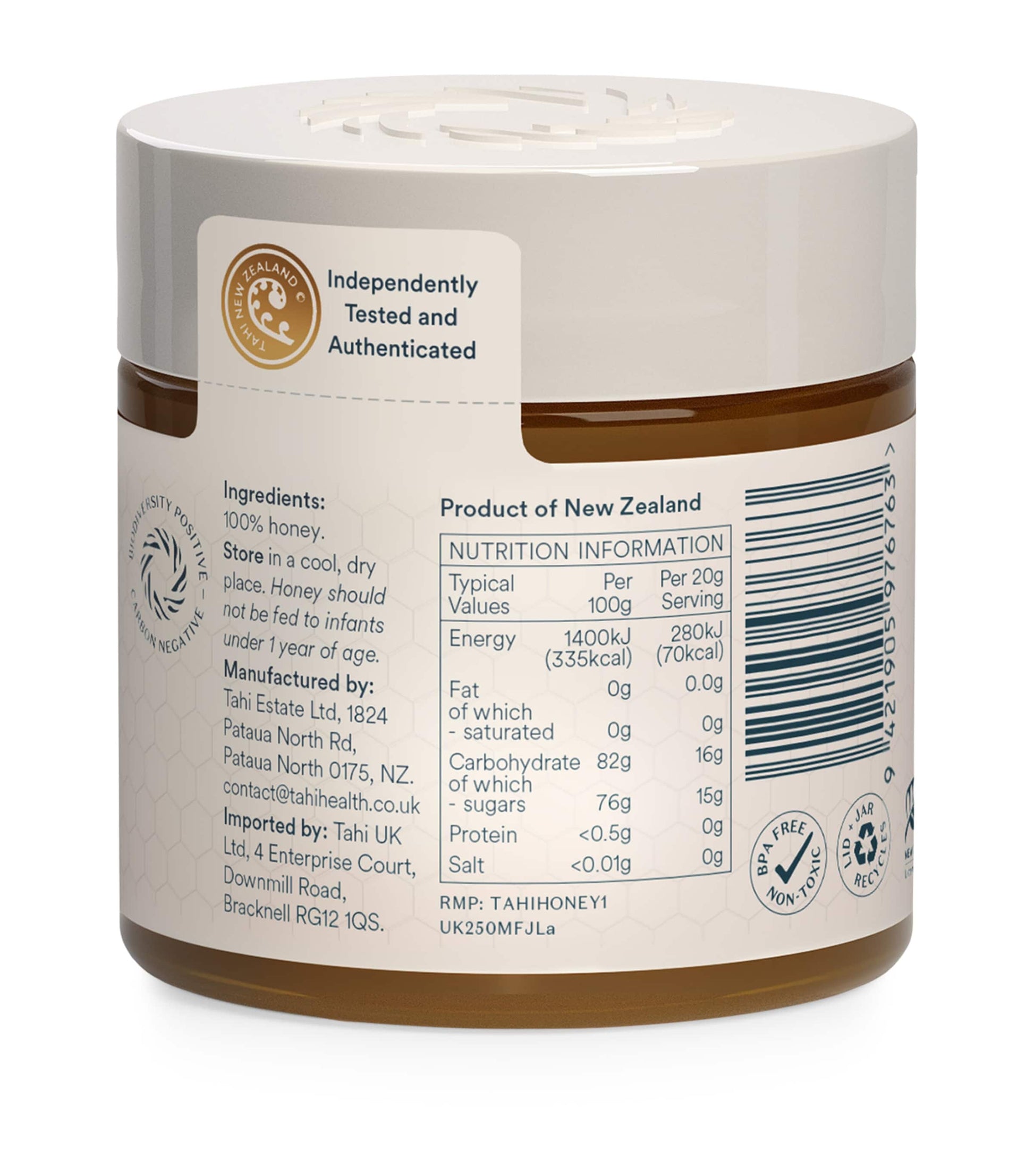 Multifloral Manuka Honey MGO 50+ (250g)
