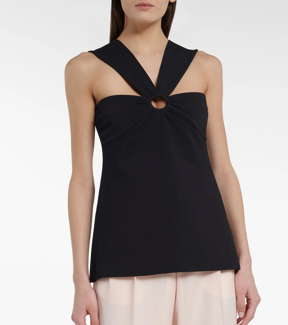 Stella McCartney - Cutout crêpe top