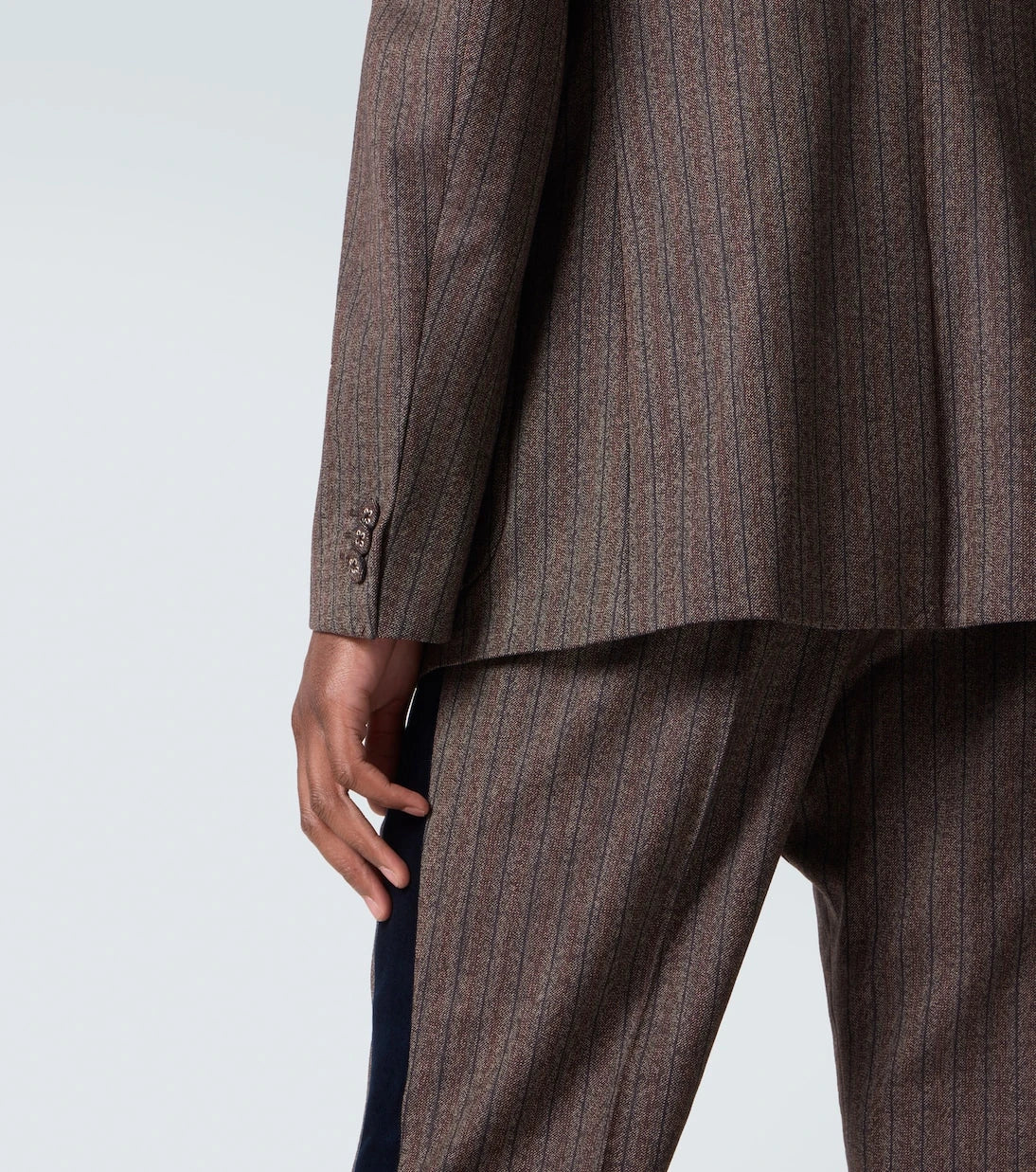 Wales Bonner - Alto pinstripe wool-blend blazer