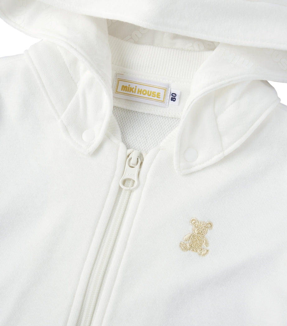 Miki House Cotton Teddy Bear Hoodie (12-36 Months)