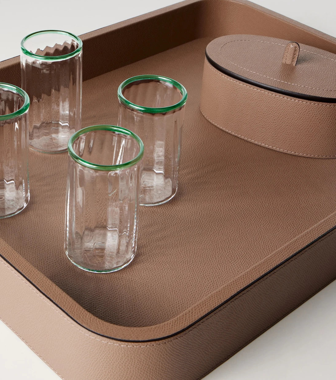 Giobagnara - Polo Large leather tray