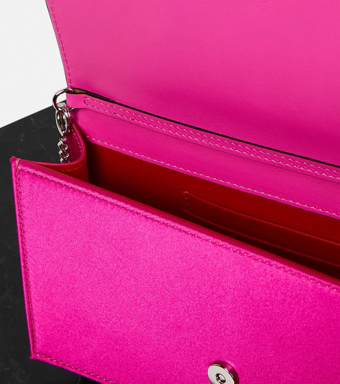 Christian Louboutin - Loubi54 satin shoulder bag