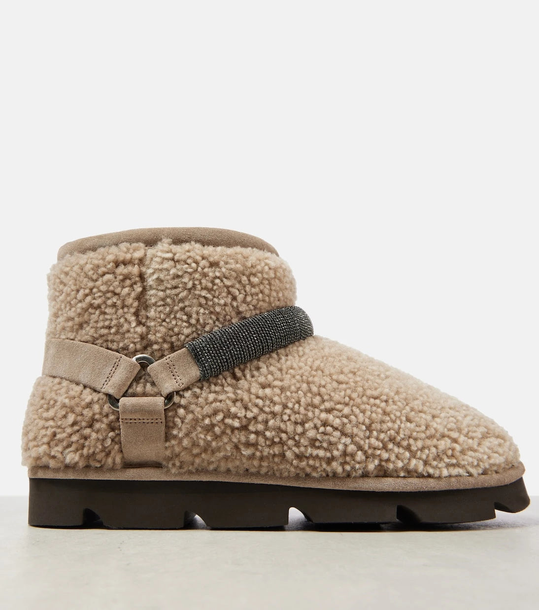 Brunello Cucinelli - Monili Beads shearling snow boots